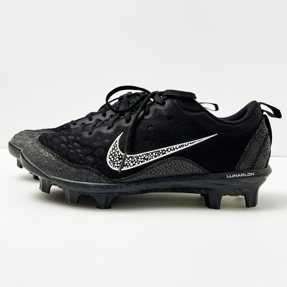 Nike HyperDiamond 2 Pro Softball Cleats Black Womens 11 Mens 9.5 - Picture 3 of 9